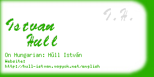istvan hull business card